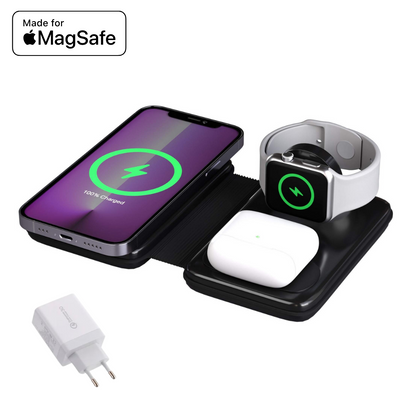 Omega™ - Caricatore wireless pieghevole 3 in 1